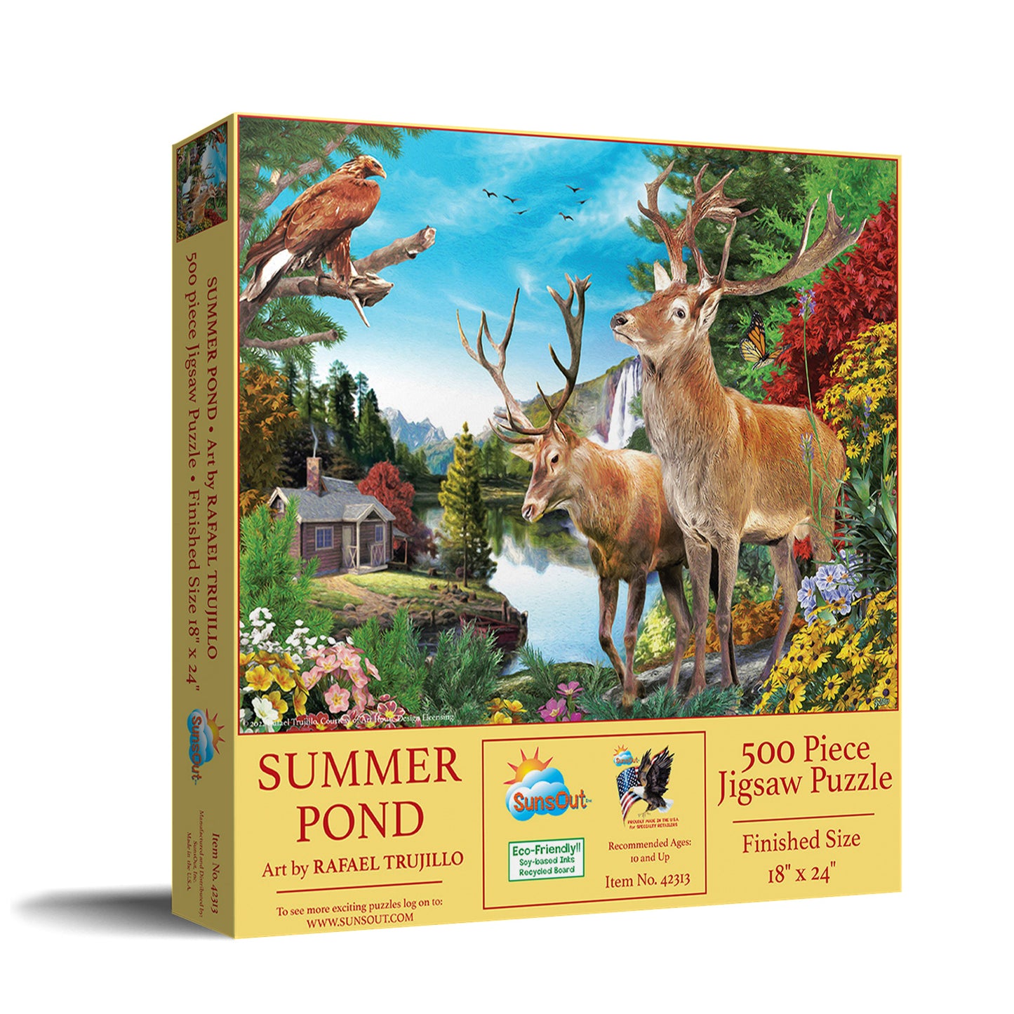 Summer Pond 500 pc  Jigsaw Puzzle 42313