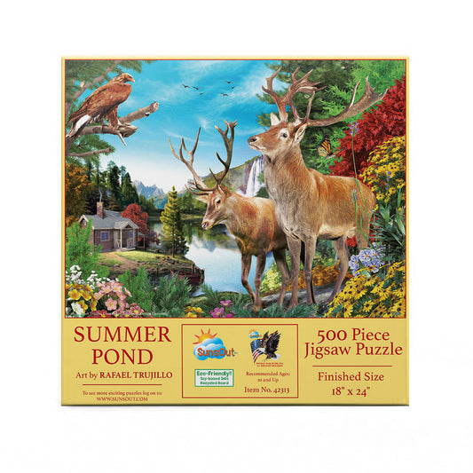 Summer Pond 500 pc  Jigsaw Puzzle 42313