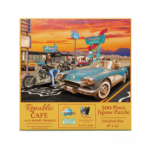 Republic Cafe 500 pc  Jigsaw Puzzle 42360