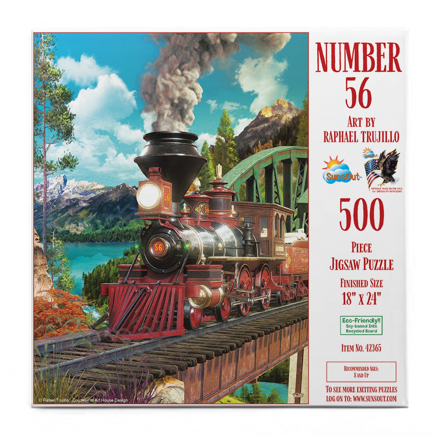 Number 56 500 pc  Jigsaw Puzzle 42365