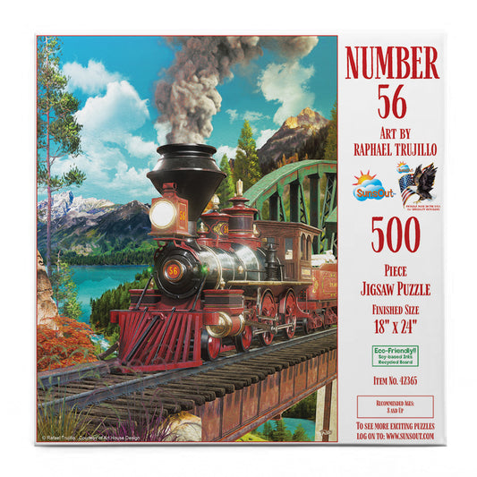 Number 56 500 pc  Jigsaw Puzzle 42365