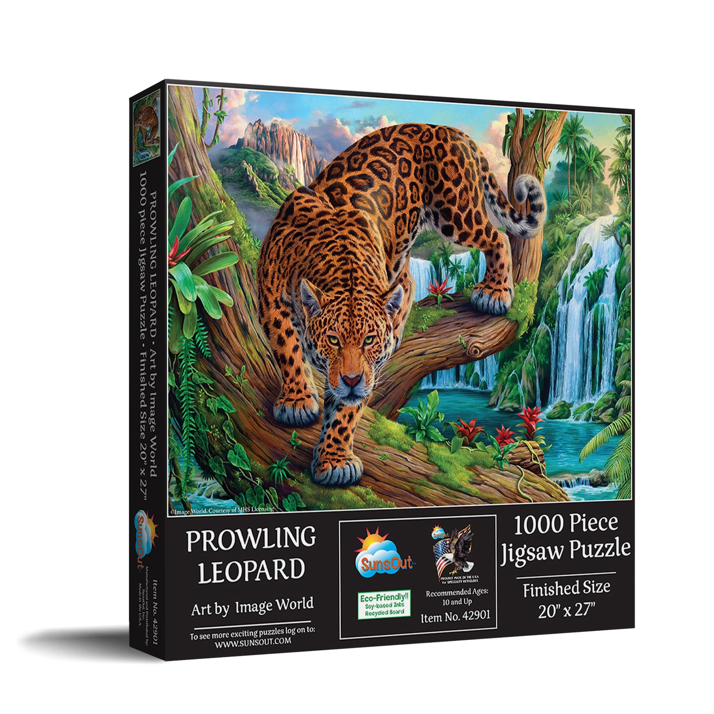 Prowling Leopard 1000 pc  Jigsaw Puzzle 42901
