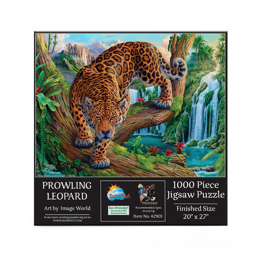 Prowling Leopard 1000 pc  Jigsaw Puzzle 42901