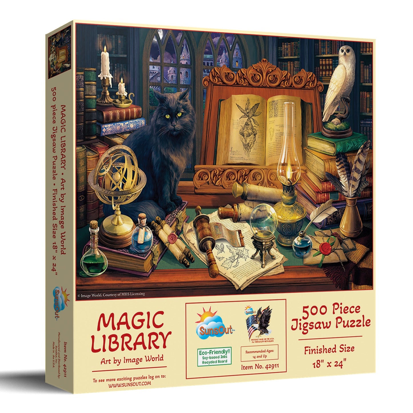 Magic Library 500 pc  Jigsaw Puzzle 42911