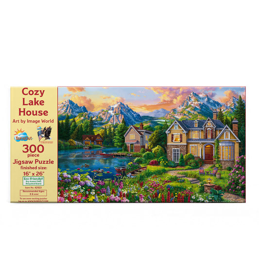 Cozy Lake House 300 pc  Jigsaw Puzzle 42923