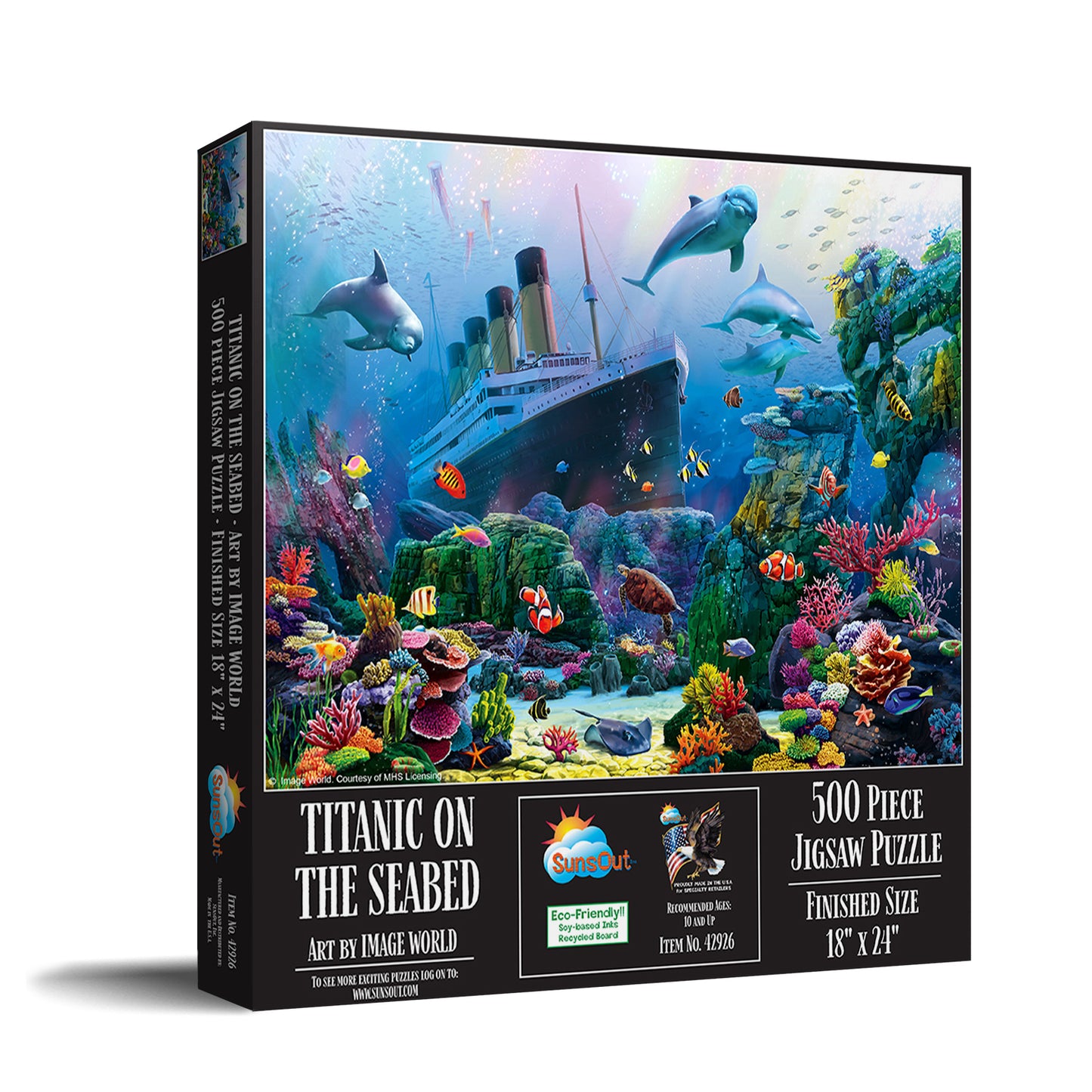 Titanic on the Sea Bed 500 pc  Jigsaw Puzzle 42926