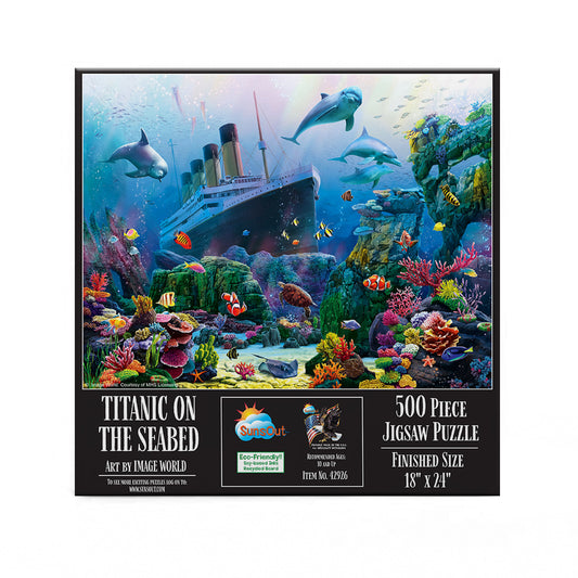 Titanic on the Sea Bed 500 pc  Jigsaw Puzzle 42926