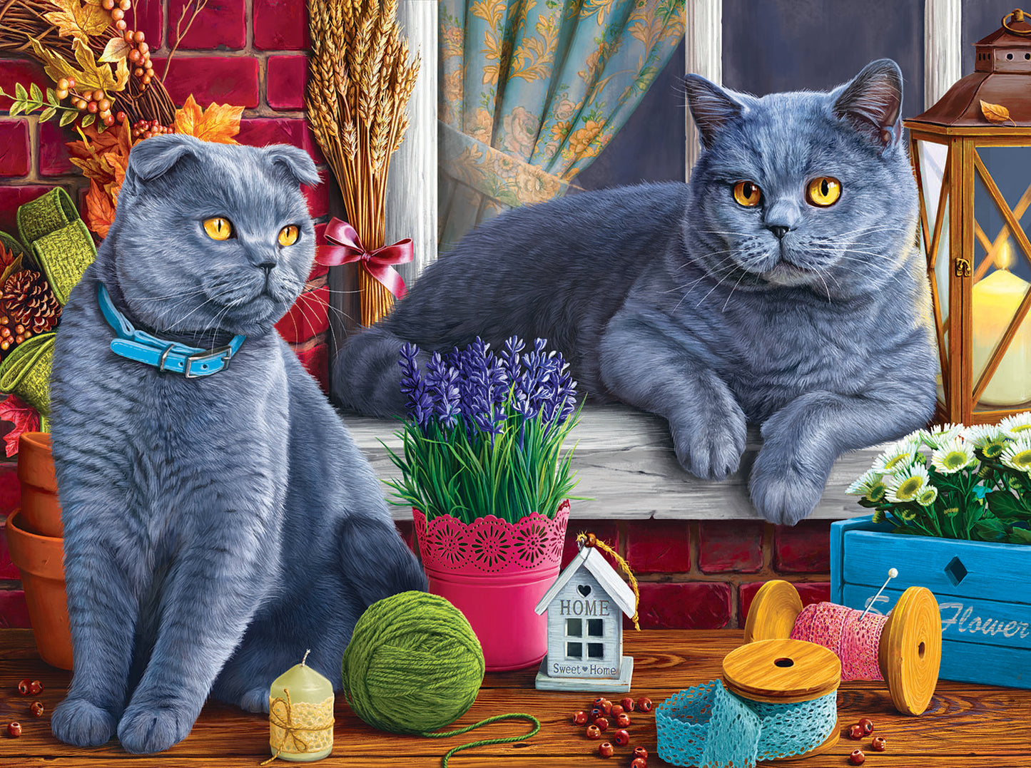 British Cats 1000 pc  Jigsaw Puzzle 42932