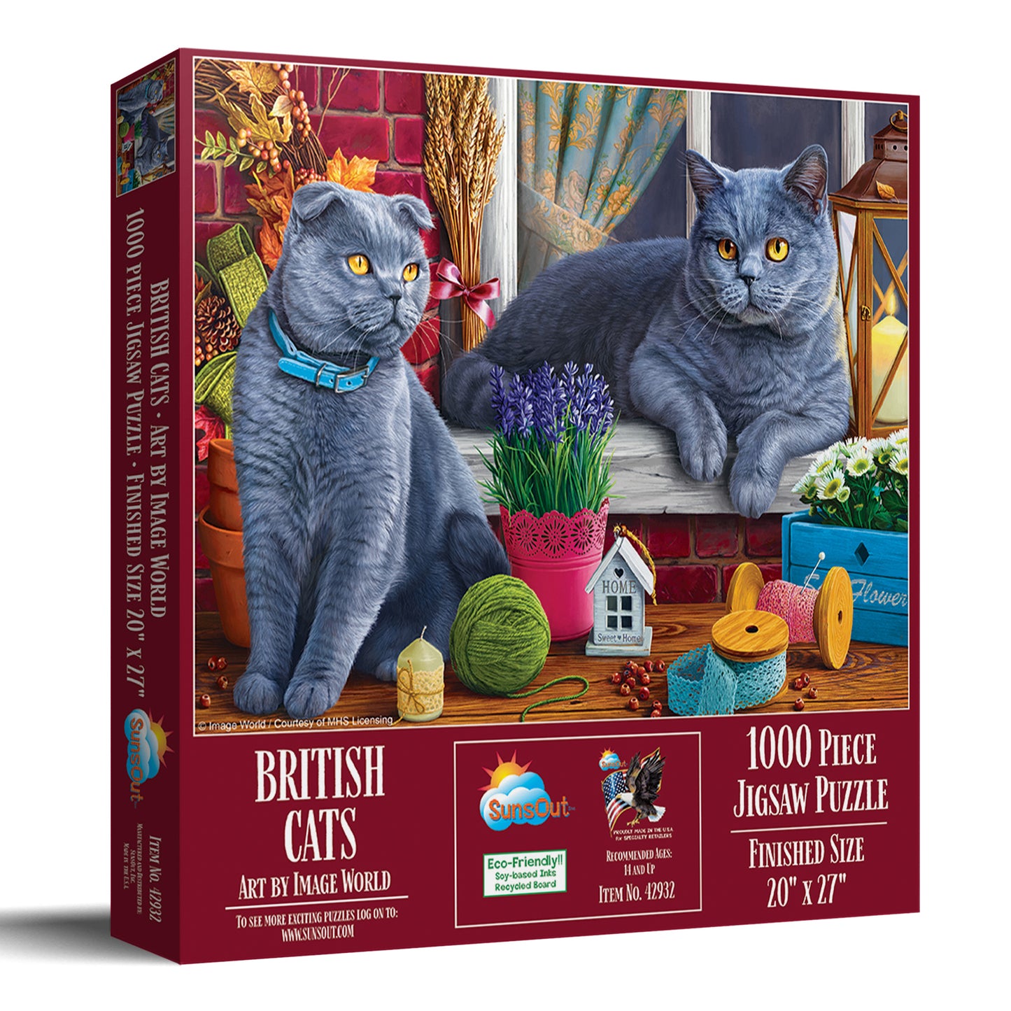 British Cats 1000 pc  Jigsaw Puzzle 42932