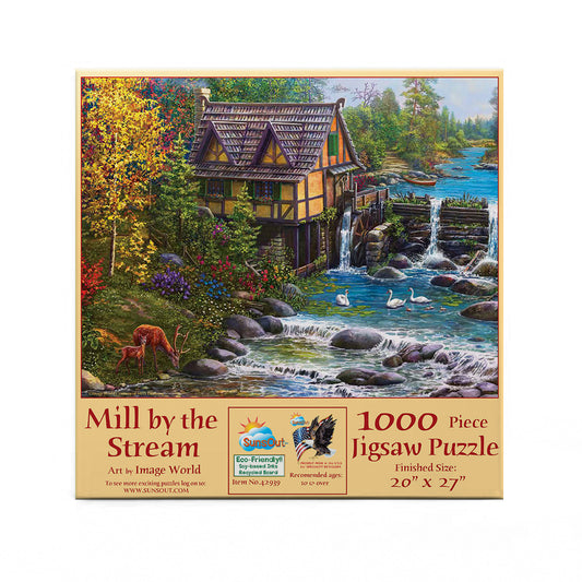 Mill by the Stream 1000 pc  Jigsaw Puzzle 42939