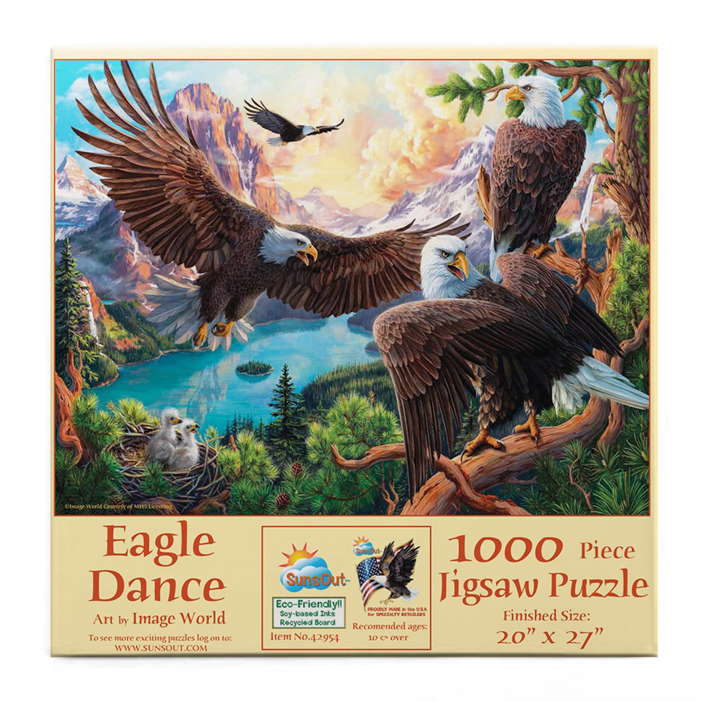 Eagle Dance 1000 pc  Jigsaw Puzzle 42954