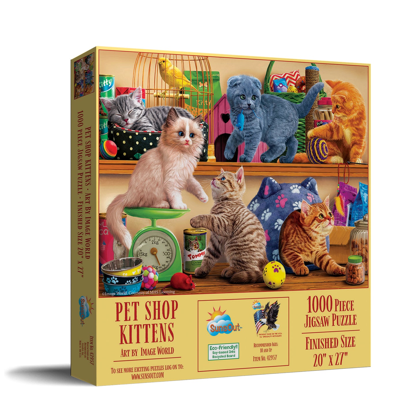 Pet Shop Kittens 1000 pc  Jigsaw Puzzle 42957