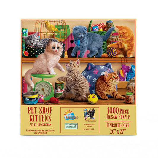 Pet Shop Kittens 1000 pc  Jigsaw Puzzle 42957