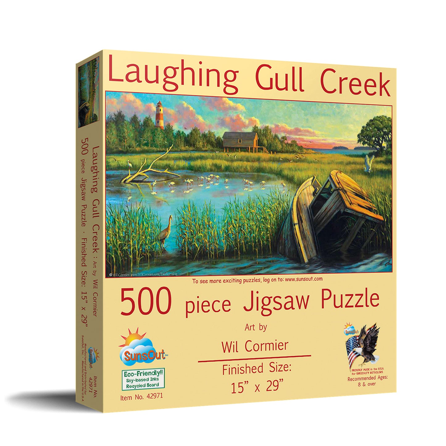 Laughing Gull Creek 500 pc  Jigsaw Puzzle 42971