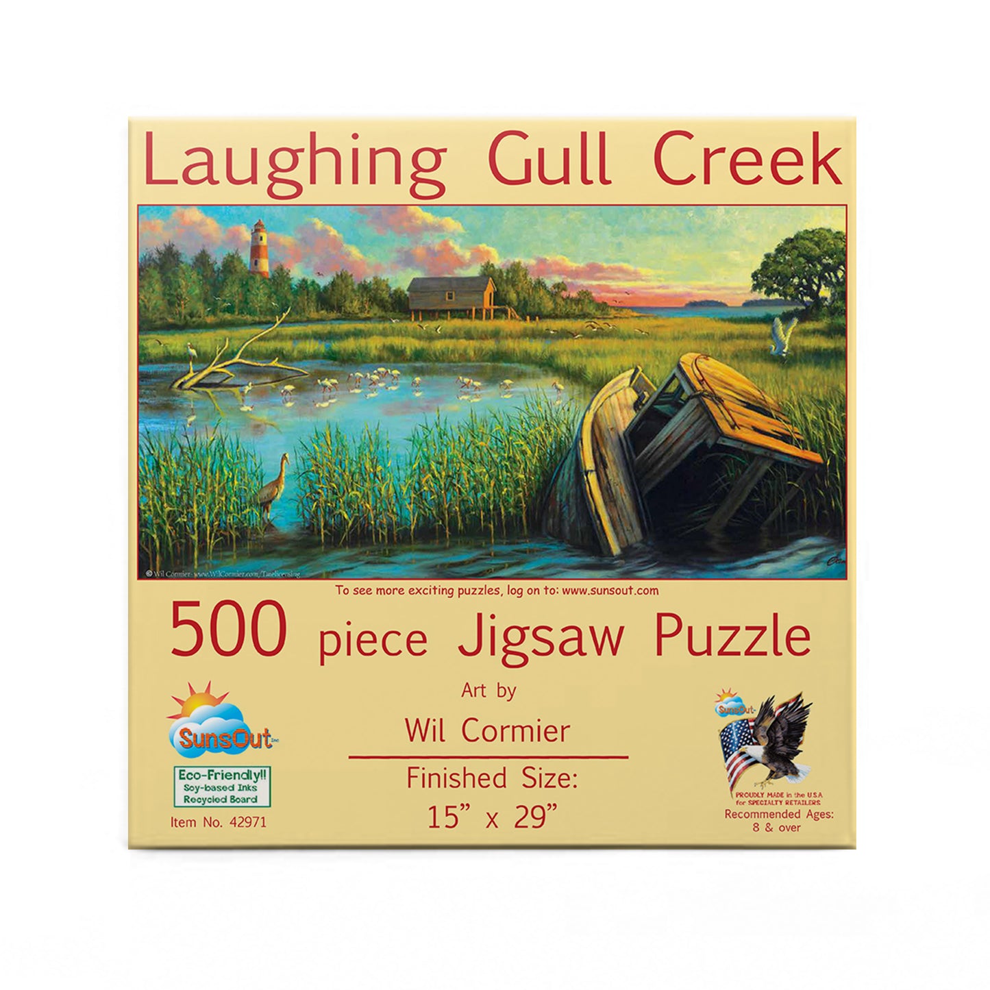 Laughing Gull Creek 500 pc  Jigsaw Puzzle 42971