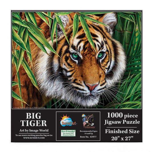 Big Tiger 1000 pc  Jigsaw Puzzle 42977