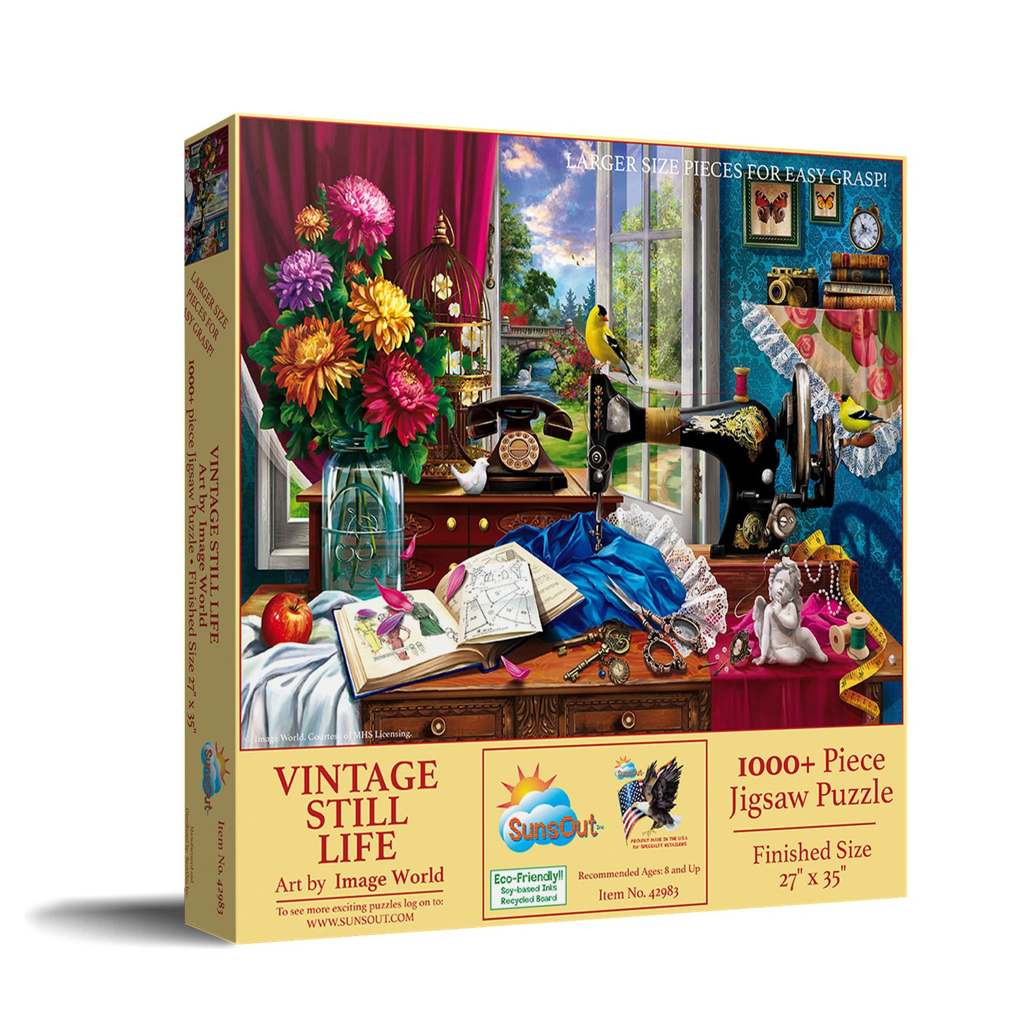 Vintage Still Life 1000 pc Large Pieces Jigsaw Puzzle 42983