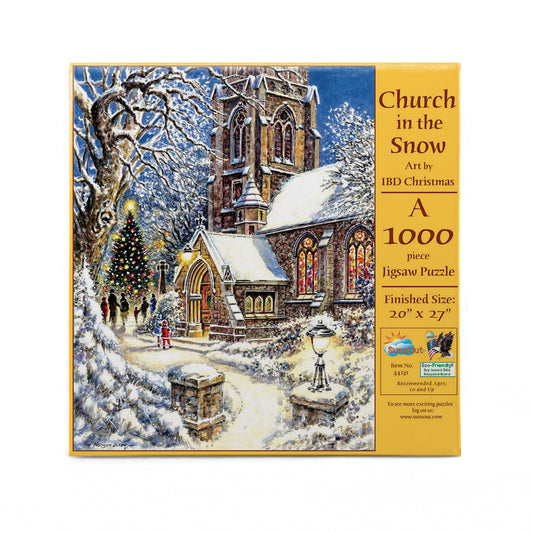 Church in the Snow 1000 pc  Jigsaw Puzzle 44131