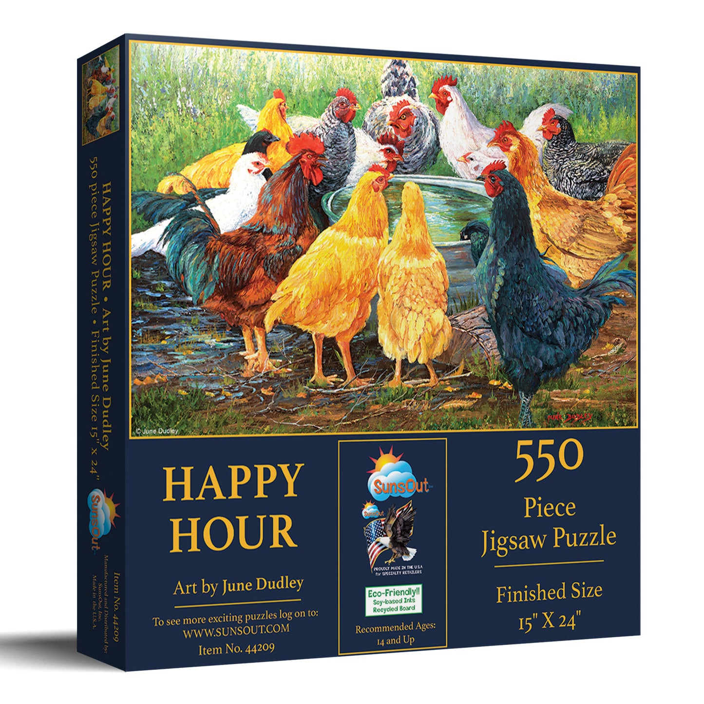 Happy Hour 550 pc  Jigsaw Puzzle 44209