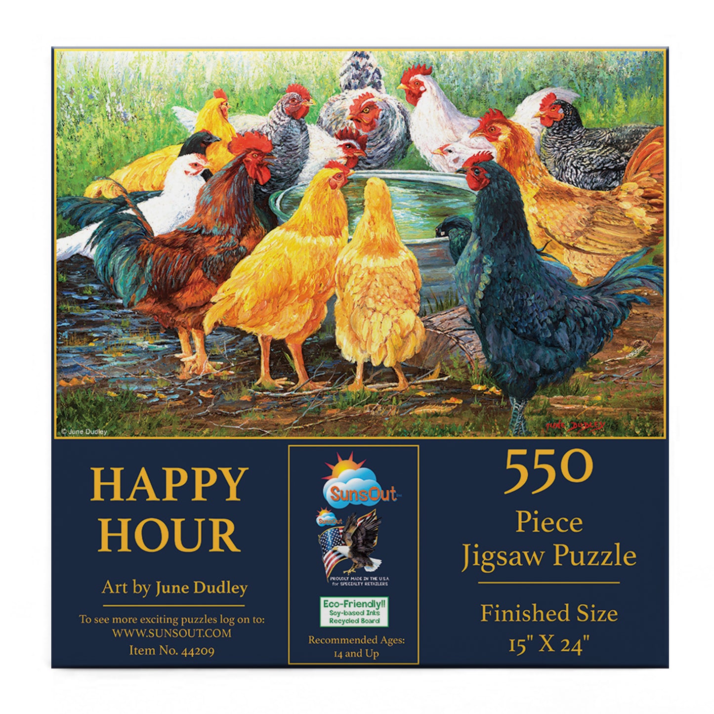 Happy Hour 550 pc  Jigsaw Puzzle 44209