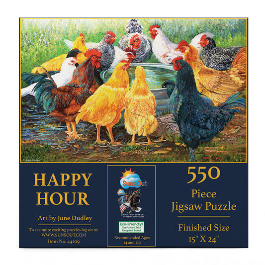 Happy Hour 550 pc  Jigsaw Puzzle 44209