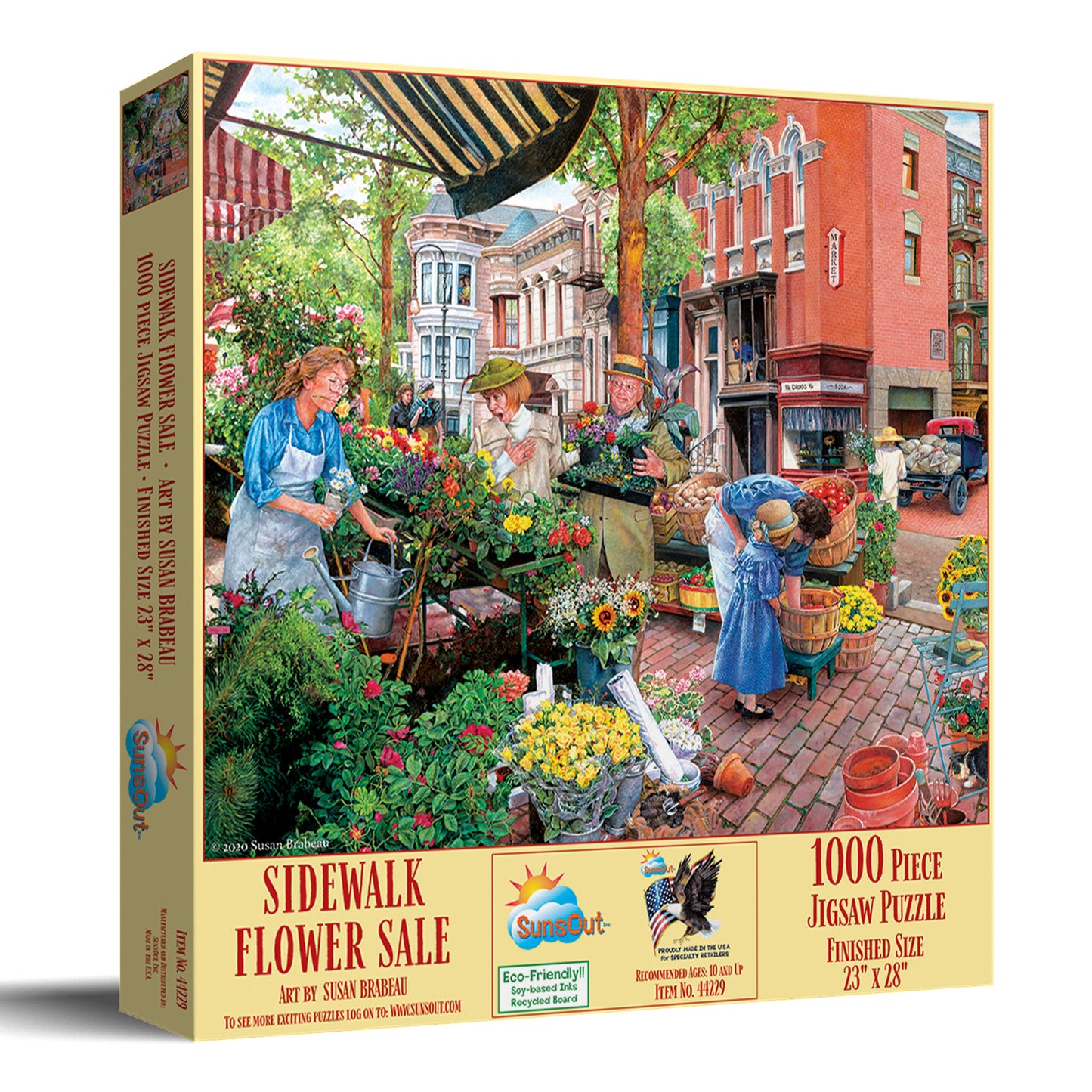 Sidewalk Flower Sale 1000 pc  Jigsaw Puzzle 44229
