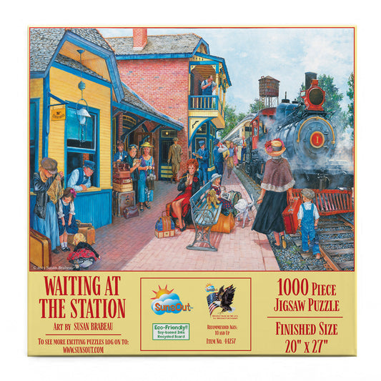 Waiting at the Station 1000 pc  Jigsaw Puzzle 44257