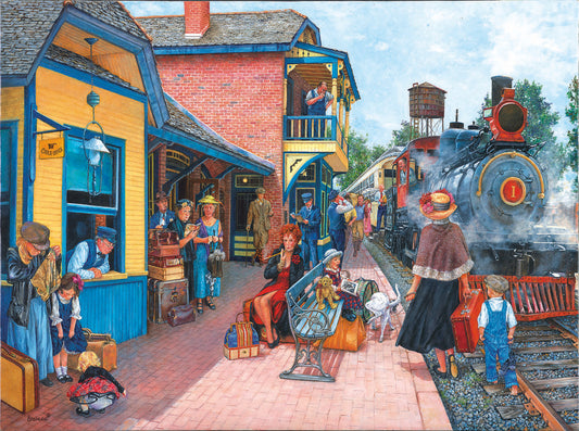 Waiting at the Station 1000 pc  Jigsaw Puzzle 44257