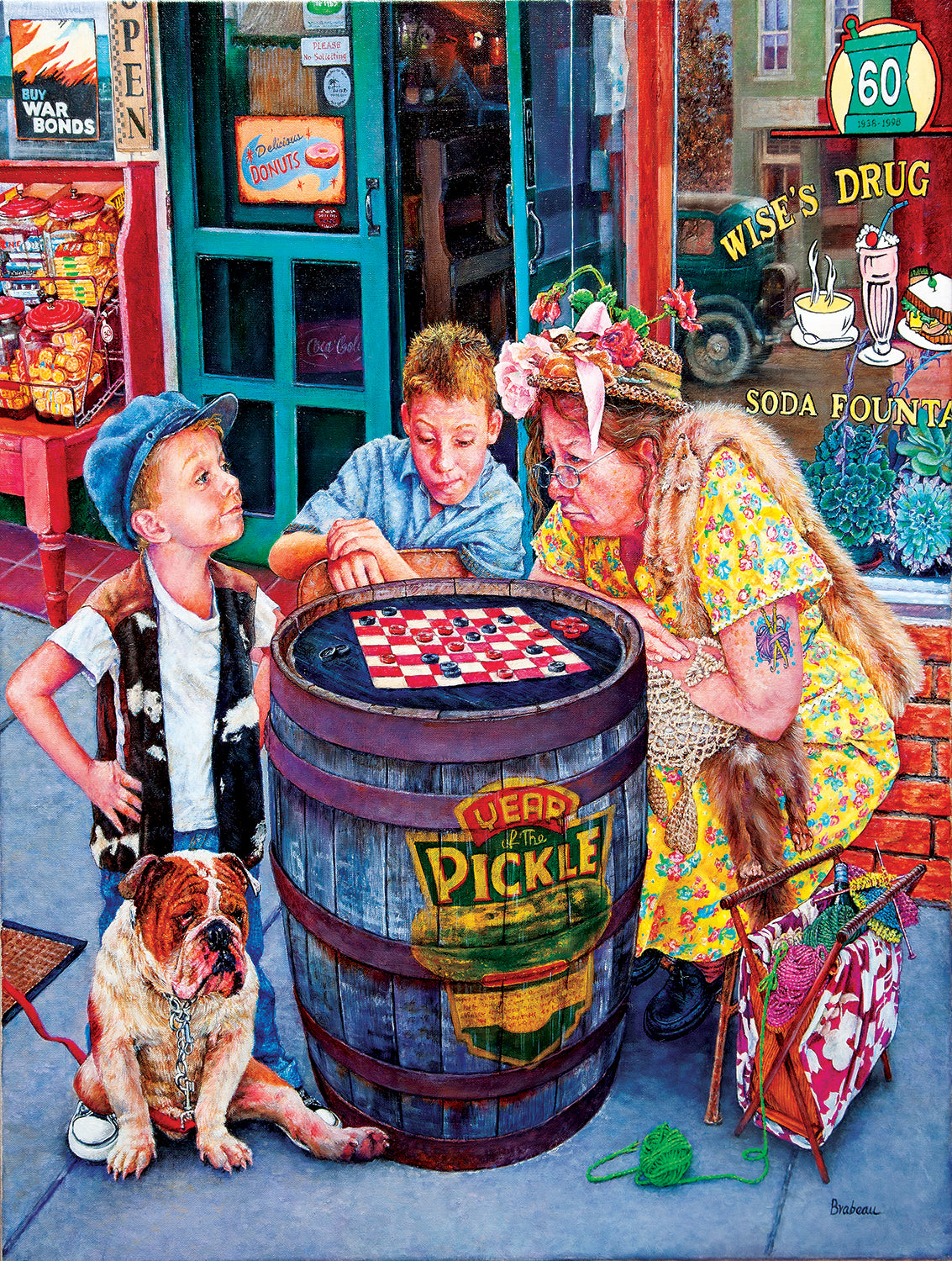 Checkers Anyone? 500 pc  Jigsaw Puzzle 44411