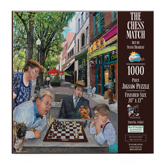 The Chess Match 1000 pc  Jigsaw Puzzle 44464