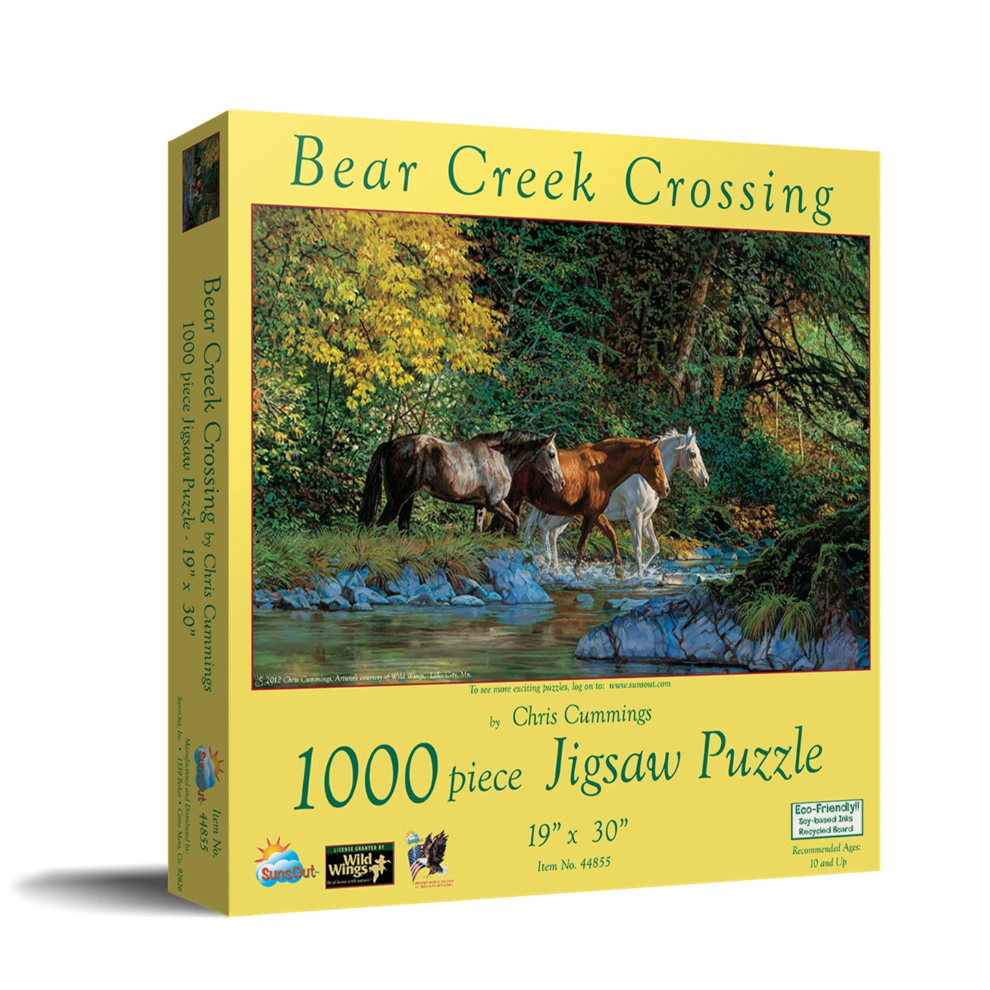 Bear Creek Crossing 1000 pc  Jigsaw Puzzle 44855