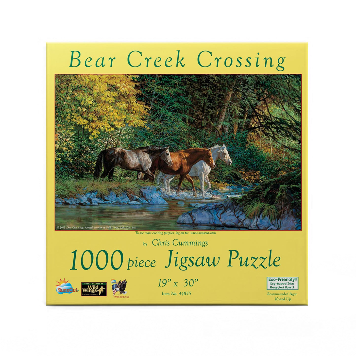 Bear Creek Crossing 1000 pc  Jigsaw Puzzle 44855