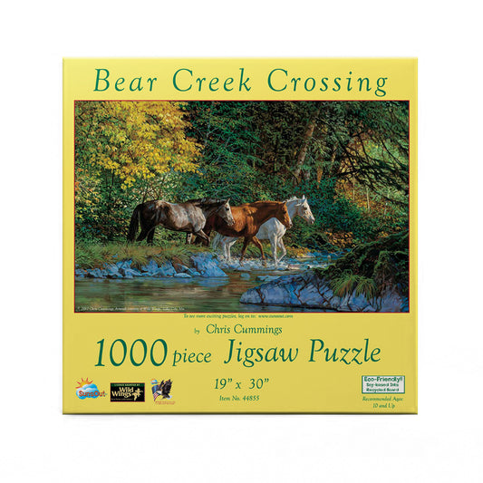 Bear Creek Crossing 1000 pc  Jigsaw Puzzle 44855
