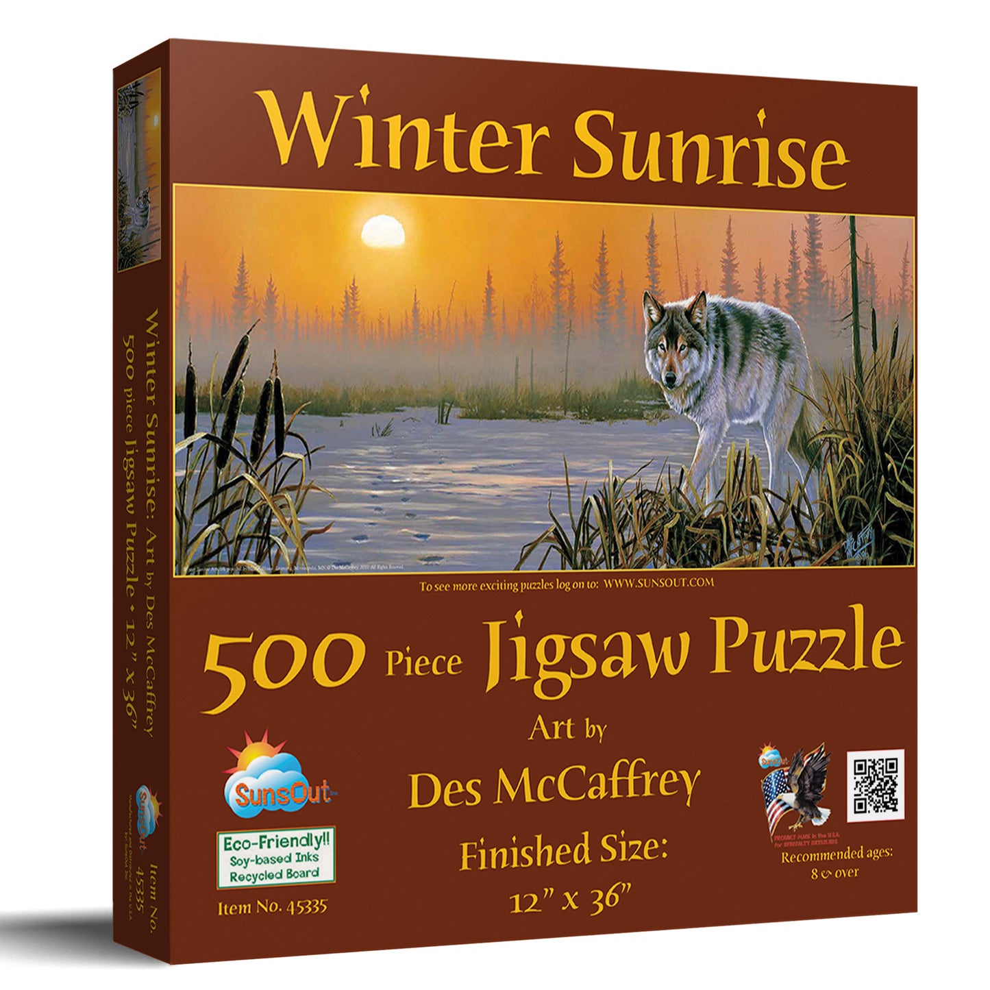 Winter Sunrise 500 pc  Jigsaw Puzzle 45335