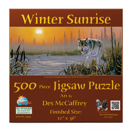 Winter Sunrise 500 pc  Jigsaw Puzzle 45335