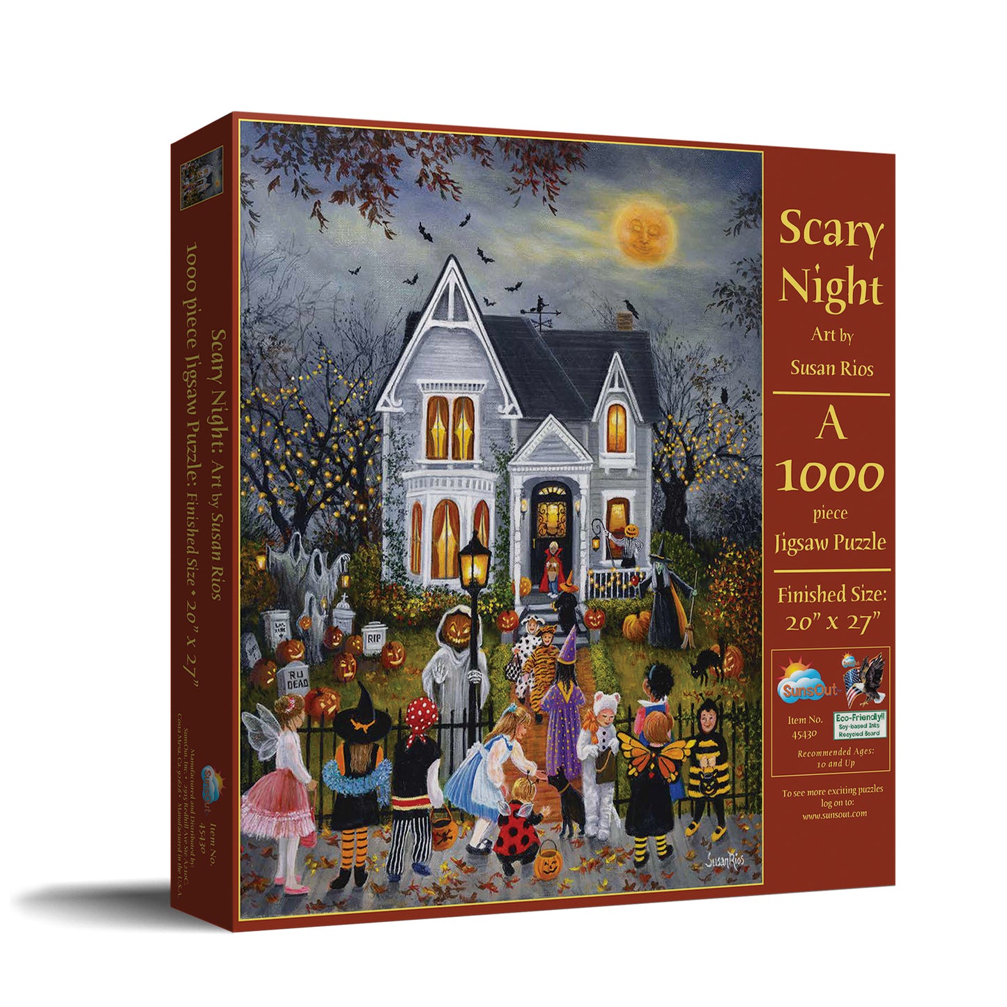 Scary Night 1000 pc  Jigsaw Puzzle 45430