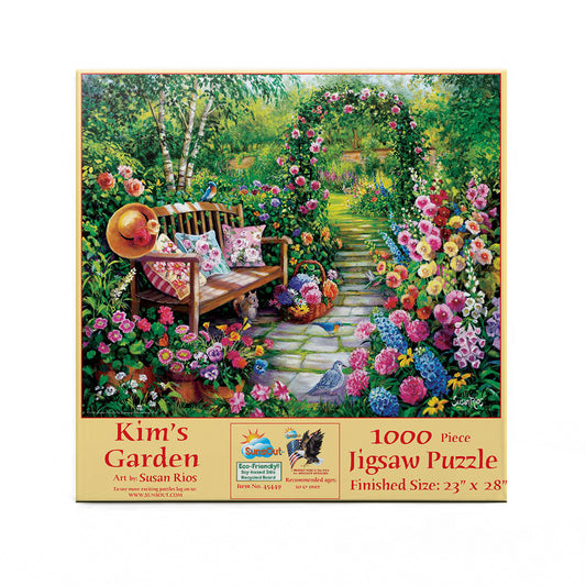 Kim's Garden 1000 pc  Jigsaw Puzzle 45449
