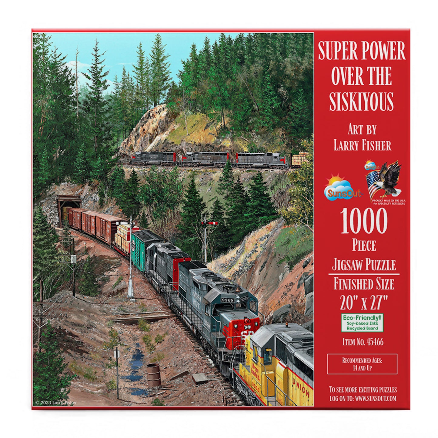 Super Power over the Siskiyous 1000 pc  Jigsaw Puzzle 45466