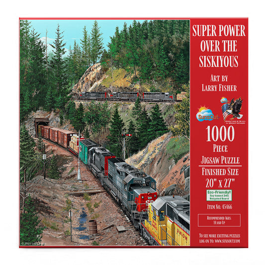 Super Power over the Siskiyous 1000 pc  Jigsaw Puzzle 45466