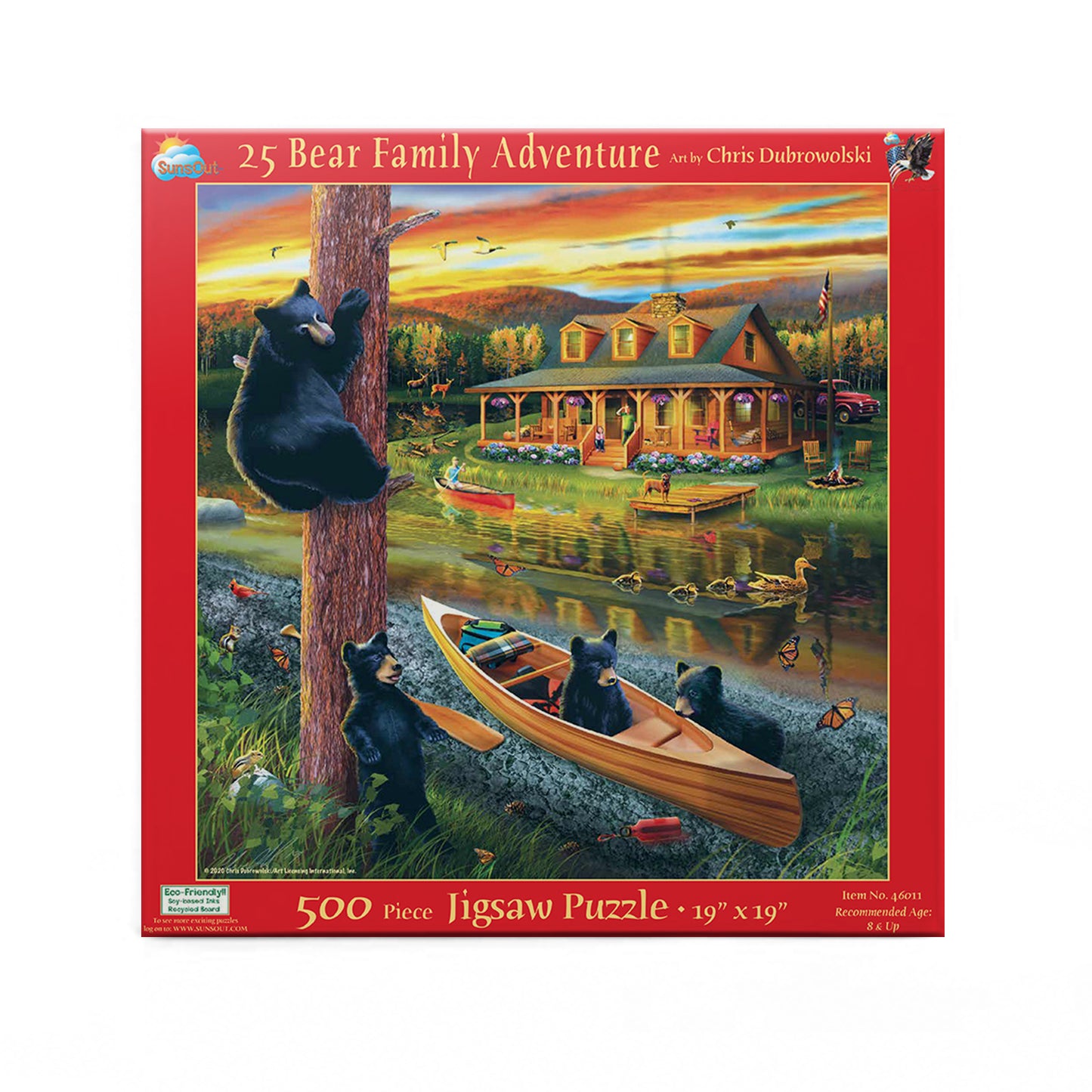 25 Bear Family Adventure 500 pc  Jigsaw Puzzle 46011