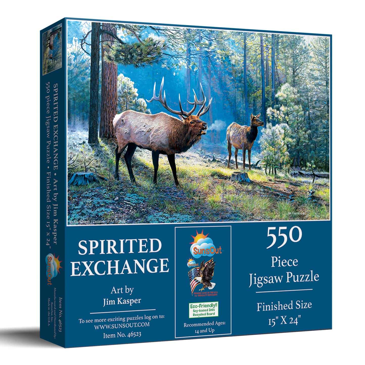 Spirited Exchange 550 pc  Jigsaw Puzzle 46523