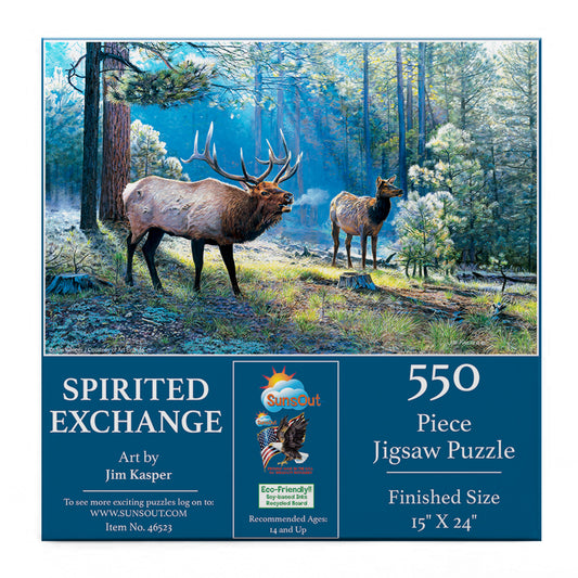 Spirited Exchange 550 pc  Jigsaw Puzzle 46523