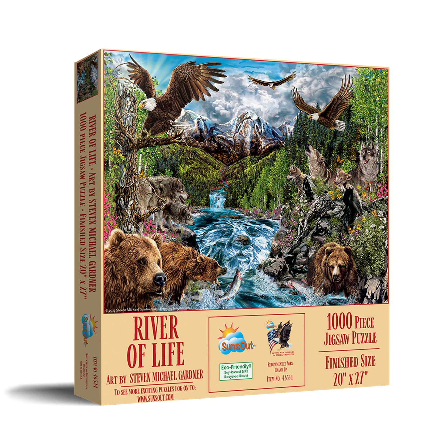 River of Life 1000 pc  Jigsaw Puzzle 46534