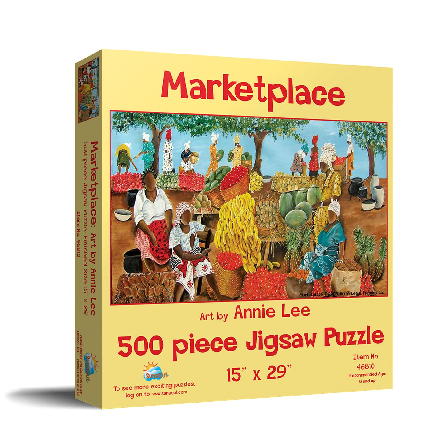 Marketplace 500 pc  Jigsaw Puzzle 46810