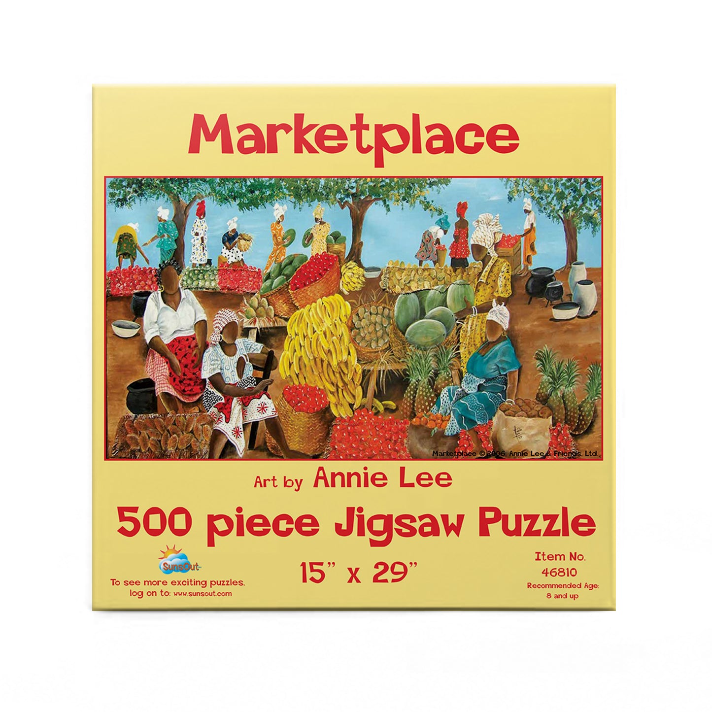 Marketplace 500 pc  Jigsaw Puzzle 46810