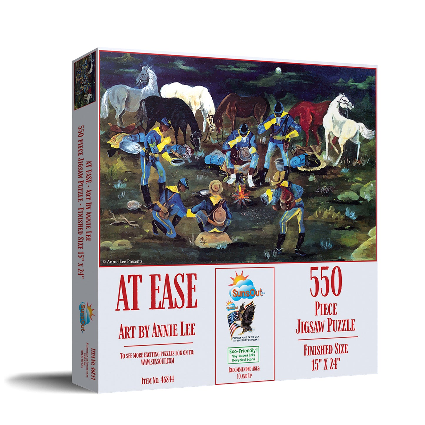 At Ease Buffalo Soldiers 550 pc  Jigsaw Puzzle 46844