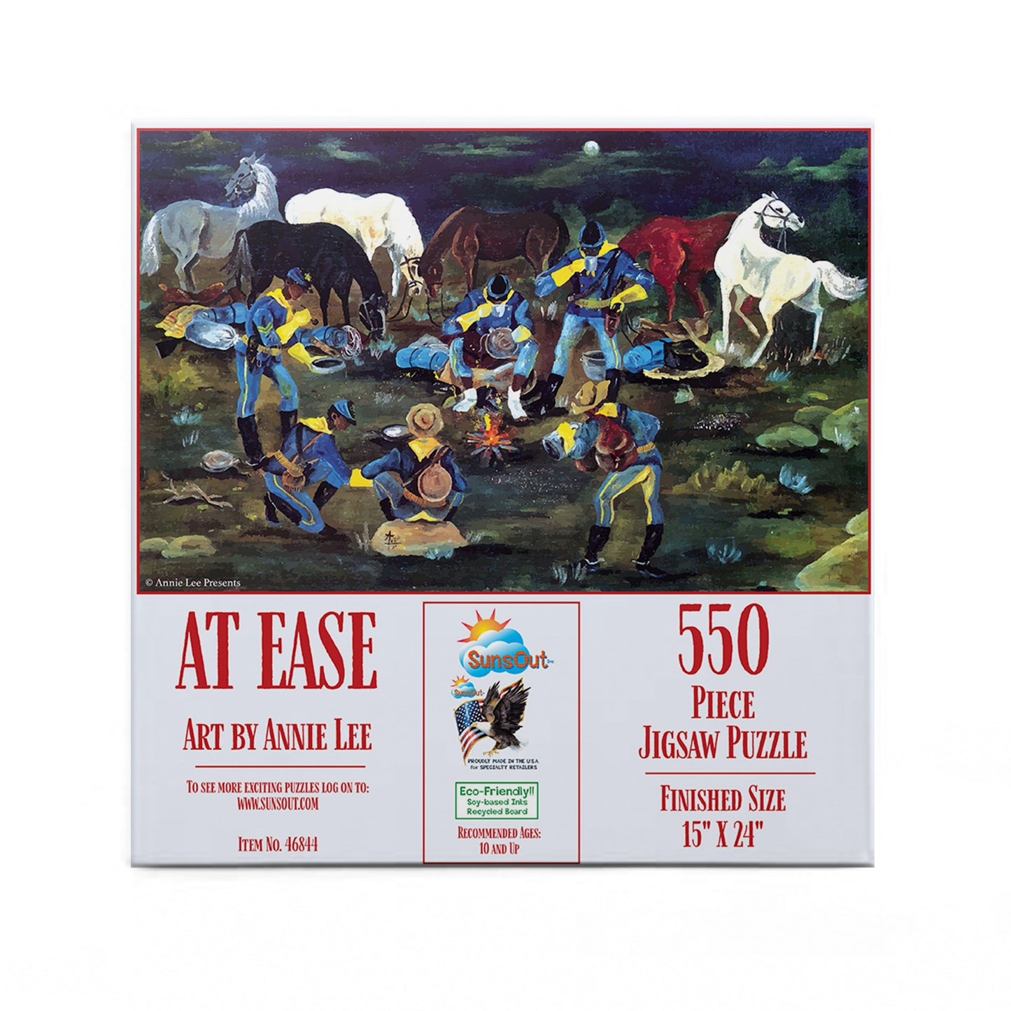 At Ease Buffalo Soldiers 550 pc  Jigsaw Puzzle 46844