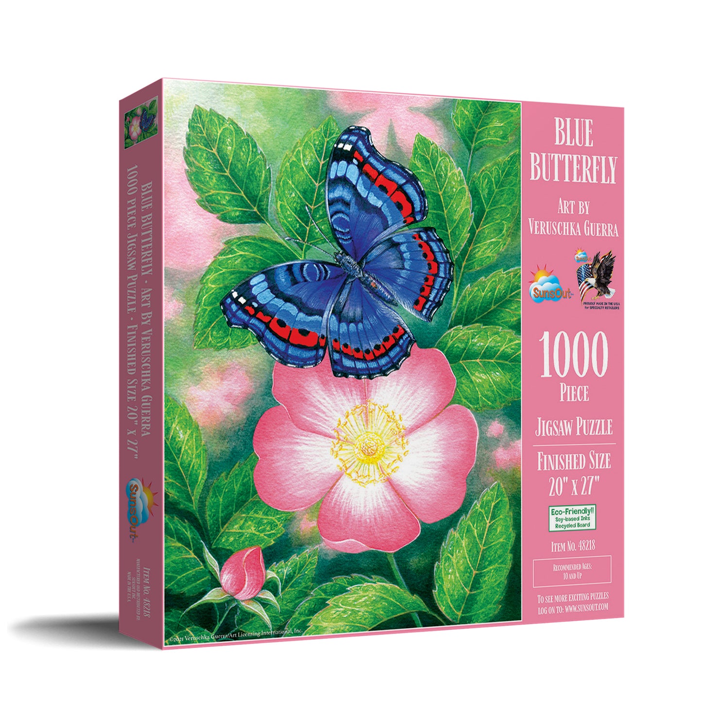 Blue Butterfly 1000 pc  Jigsaw Puzzle 48218