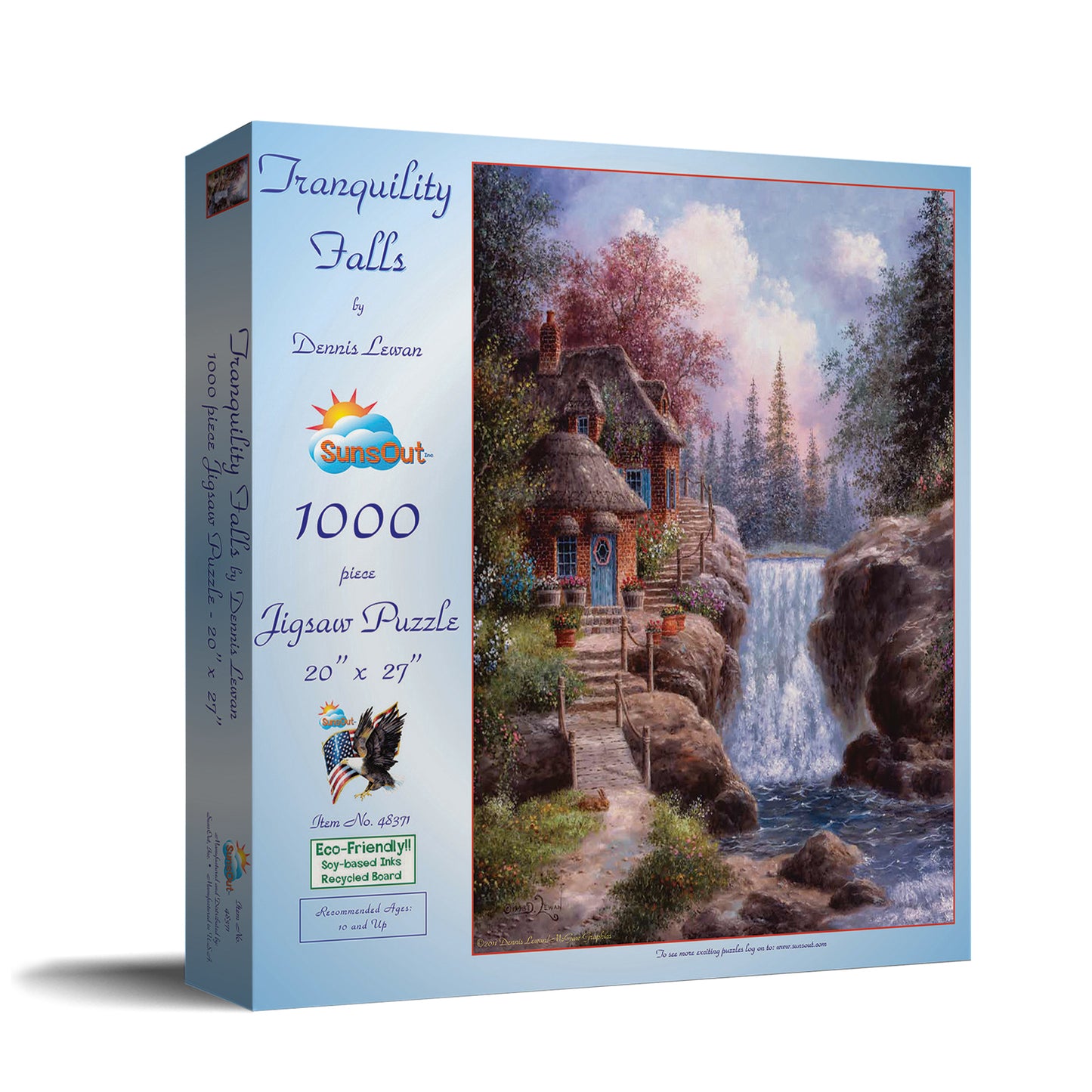 Tranquility Falls 1000 pc  Jigsaw Puzzle 48371