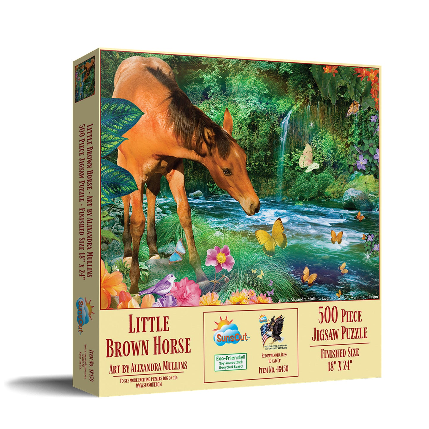 Little Brown Horse 500 pc  Jigsaw Puzzle 48450